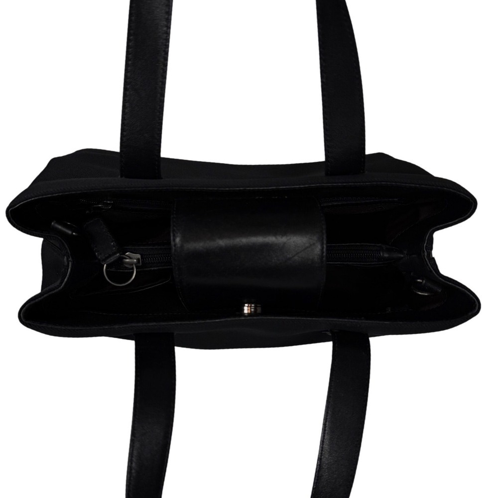 Vintage COACH Mercer Satchel (Model 7400) 1990s Durable Black Nylon Twill Fabric - Picture 6 of 8